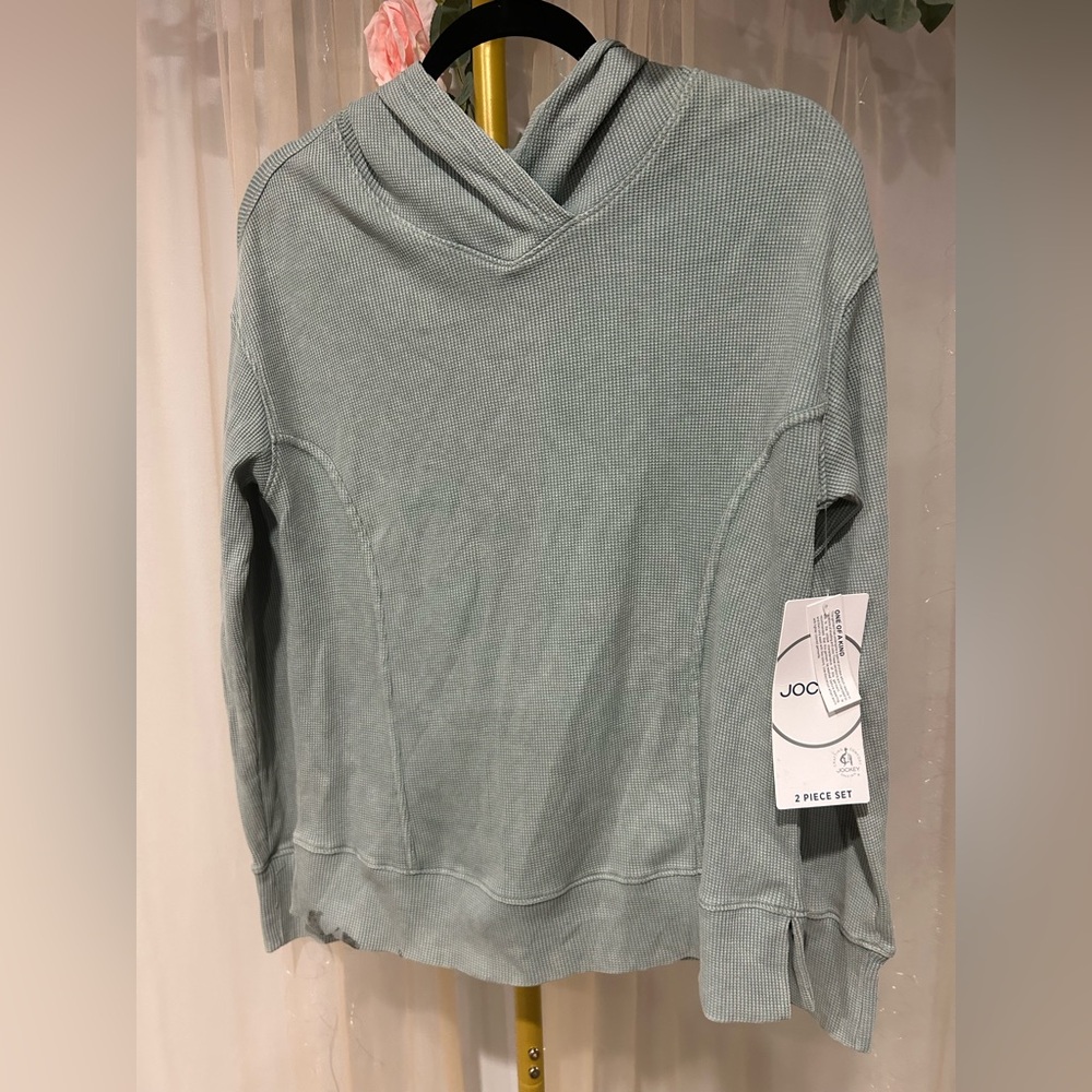 Jockey Women's Sage Green Hoodie